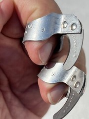 Handy Twine Knife Co. Safety Cutter Finger Ring Fixed Blade Size 9 Lot of 2