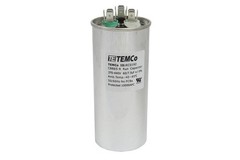 TEMCo 60+7.5 uF Dual Run Capacitor — Robust HVAC & Motor Replacement