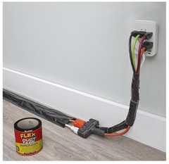 Flex Seal Super Wide Duct Tape Black 4.6 in. W X 20 ft. L