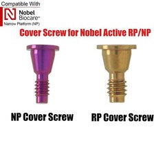 US 5Pcs Dental Healing Cap Abutment RP/NP Compatible Nobel Active ∅3.6 ∅5.0 ∅6.0
