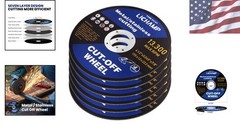 High Precision 4.5″ Cut Off Discs for Angle Grinders – 13300 RPM, 6 Units