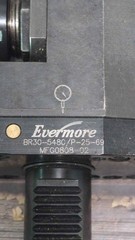 Evermore BR30-5480 Radial Live Tool Milling Head ER25 CNC Lathe VDI30 Angle Head