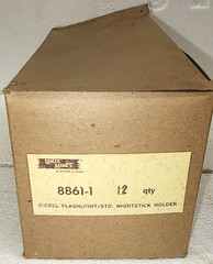12) PACK!!! Uncle Mike’s C-Cell Flash Light Black Holder/Baton Holder 8861-1 New