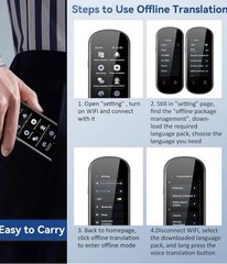 Language Ai Translator Device, Two Way Real-Time Voice Translation 138 Languages