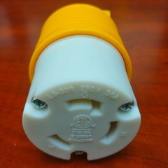 L6-30R 30A 250V Twist Lock Locking Female Replacement Connector Plug RV 3Prong