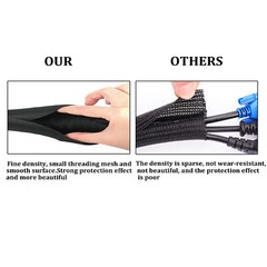 Automotive Split Loom Tubing Heat Resistant Wire Harness Cover 1/4″ to 1″ Sizes