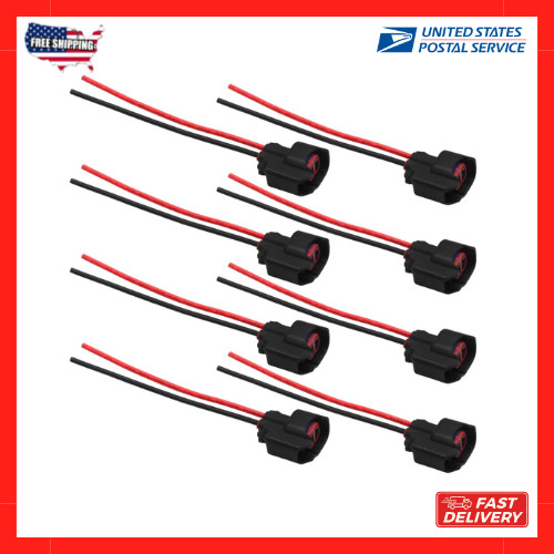 8 Pack Fuel Injector Kits Pigtail Connector Replacement for Ford F Series 150 19