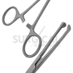 Set Of 2 Pcs Allis Tissue Forceps Clamps 5×6 Teeth 7″+10″ Surgical German Grade