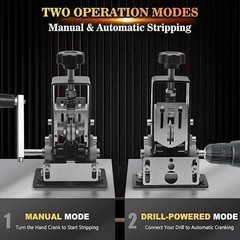Easy Manual Wire Stripper Machine Drill Compatible Fast Wire Stripping Tool