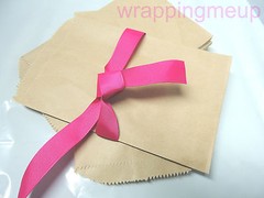 100 5×7 Cute Natural Kraft Paper Bags, Craft Bags, Wedding Party Bags, Gift Bags