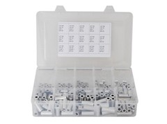 Aluminum Spacer Standoff Bushing Assortment Kit 1/2″ OD x 1/4″ ID (150 pcs)