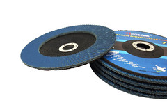 Lot of (5) Premium Zirconia Flap Disc Grinding Wheel 7″ x 7/8″ 120 Grit 7103712