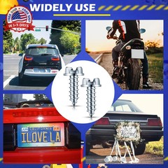 100 Pcs Car License Plate Screws Dealership Supplies Tornillos para Placas De Ca