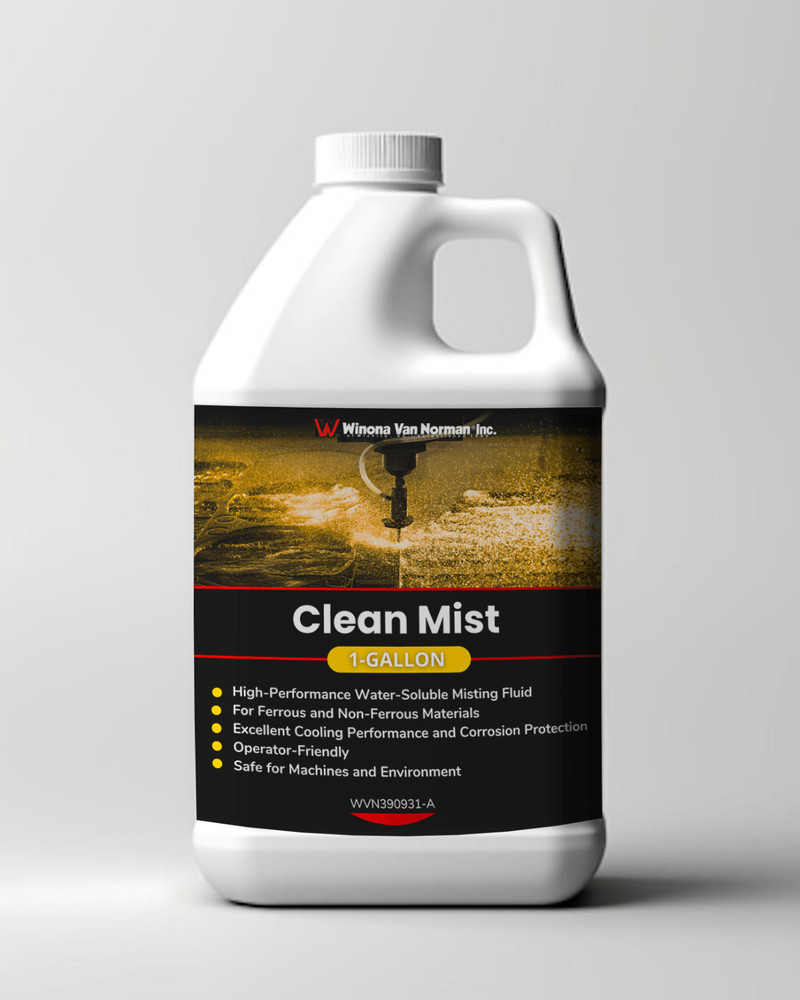 Clean Mist – Concentrated Misting Coolant for Cutting and Machining – 1 Gallon