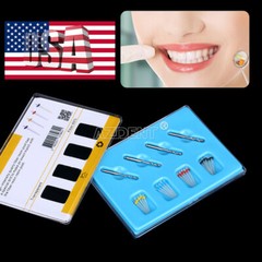 US Dental AAA Fiber Posts Resin High-intensity Screw Thread Glass & 4 Drills