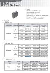 894H-2CH2-F-C 12VDC SONG CHUAN PCB Power Relay 12VDC DPDT 12A 277VAC TV-5 8-Pin