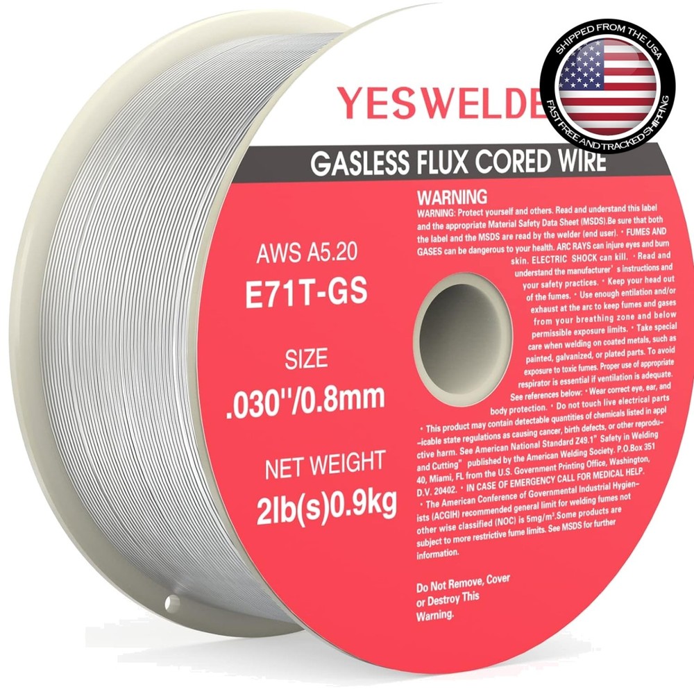 2lb .030-Inch Flux Core MIG Wire – Self-Shielding for Effortless Welding