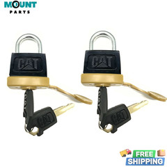 2 Set 246-2641 Padlock with 4 Keys 5P8500 For Caterpillar CAT 5p8500 Padlock