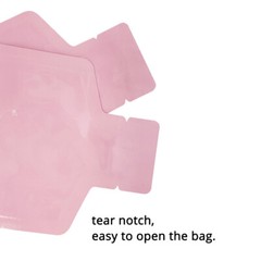 Multi-Color & Size Aluminium Mylar Glossy Flat Open Top Bottle Shape Pouch Bag