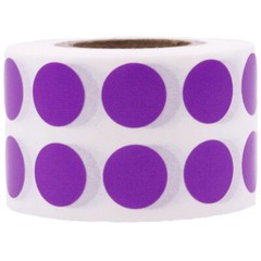 Circle Dot Stickers | 0.5″ Inch Round | 1,000 Pack | Pick One Color