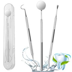 3Pcs Dental Tools, Professional Dental Picks for Teeth Cleaning, Surgical
