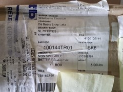SURPLUS NEW Power Kingdom PS1.2-12 12 Volt 1.2 Ah Sealed Lead Acid Battery