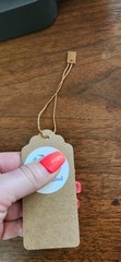 1000 PCS Standard Size Hang Tag String Price Tags Hanging Tags with String Price