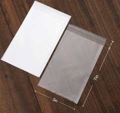 100 pcs Clear 5″ x 7″ Self Seal Cello Cellophane Bags Resealable Poly Bags 2….
