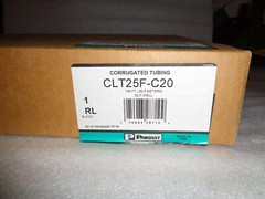PANDUIT CLT25F-C20 SLIT WALL CORRUGATED TUBING 1/4″ BLACK WIRE LOOM 100FT COIL