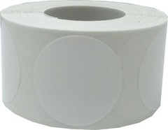 Circle Color Dot Stickers | 1.25″ Inches Round – 500 Pack | Pick One Color