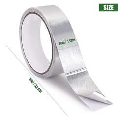 1.2in x 33FT Aluminum Foil Tape Heat Resistant Waterproof Insulation Home Repair