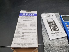 Nadex Dark Blue Scientific Calculator Model C-270 New Open Box Ships Free