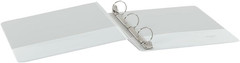 1.5 Inch 3 Ring Binder, round Ring, White, 4 Pack, Holds 350 Sheets (79517)