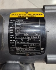 Baldor Reliance Industrial Motor CM3538 0.5 HP 3-Phase 56C Frame – READ…