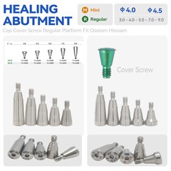 Fits Hiossen Healing Locator Abutments Impression Open/Close Tray Lab Analog M/R