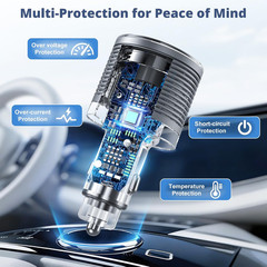 For Starlink Mini Car Adapter, 12V/24V Car Charger to 30V Step up for Starlink M