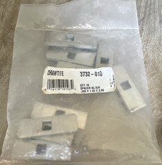 Draw-Tite Metal Spacer Block 1 x 3 x 0.250 in, 10 Pack, MPN 3732-010