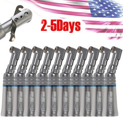 10* Dental Slow Low Speed Handpiece Contra Angle E-Type Latch NSK Style Φ2.35mm