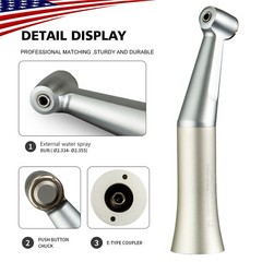1:1 Contra Angle Handpiece Push Button Chuck RA Bur for NSK FX205 Air Motor