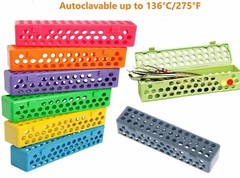 Dental Instrument Steri Container Case Fully Autoclave Medical Pick Color F250