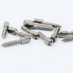 Dental Screw Post Completed Kit SS/Gold Plated Titanium Conical Root Canal Pins