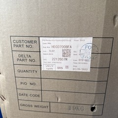HEC0700BFA NEW DELTA HEC0700BFA SERIES CABINET COOLER/AIR CONDITIONER