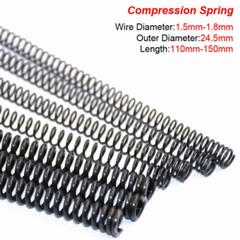 Compression Spring Wire Diameter 1.5-1.8mm Long 110-150mm Black Pressure Spring