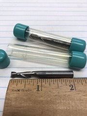 2 pcs. 5.0 mm 2 FLUTE SE CARBIDE CC END MILL. USA (loc stk)
