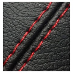 Center Console Armrest Faux Leather Cover Red Stitch Ford F150 15-17 F15-1519