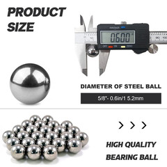 100 Pcs Steel Bearing Balls16Mm/0.625″ Precision Chrome Steel Bearing Balls G25