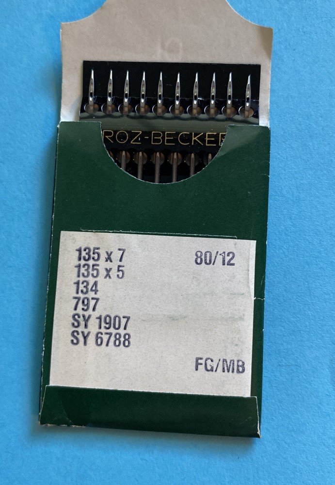 *NOS* 135X7-80/12-GROZ-BECKERT (PK OF 10) SEWING NEEDLES-FREE SHIPPING*