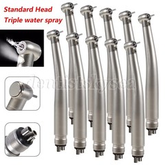 1/5/10 E-generator Dental LED Fiber Optic High Speed Handpiece 4H 3-Water Spray