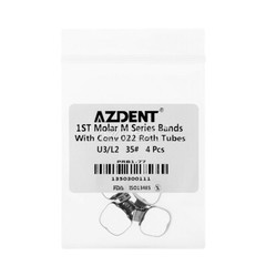 Dental Orthodontic Convertible Roth Band Buccal Tubes For 1st Molar Roth 022