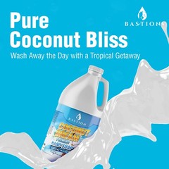 Bastion Antibacterial Foaming Hand Soap – Coconut Dream 64 Fl Oz (Pack of 1)